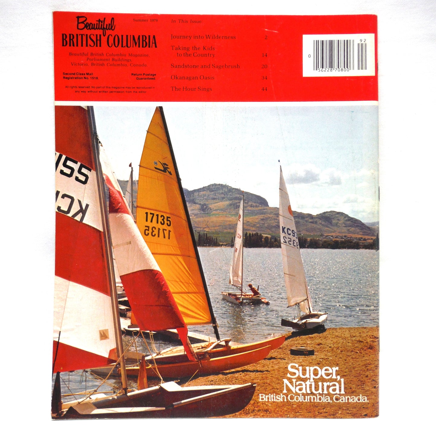 BEAUTIFUL BRITISH COLUMBIA MAGAZINE, Our 21st Anniversary Summer Issue, 1979