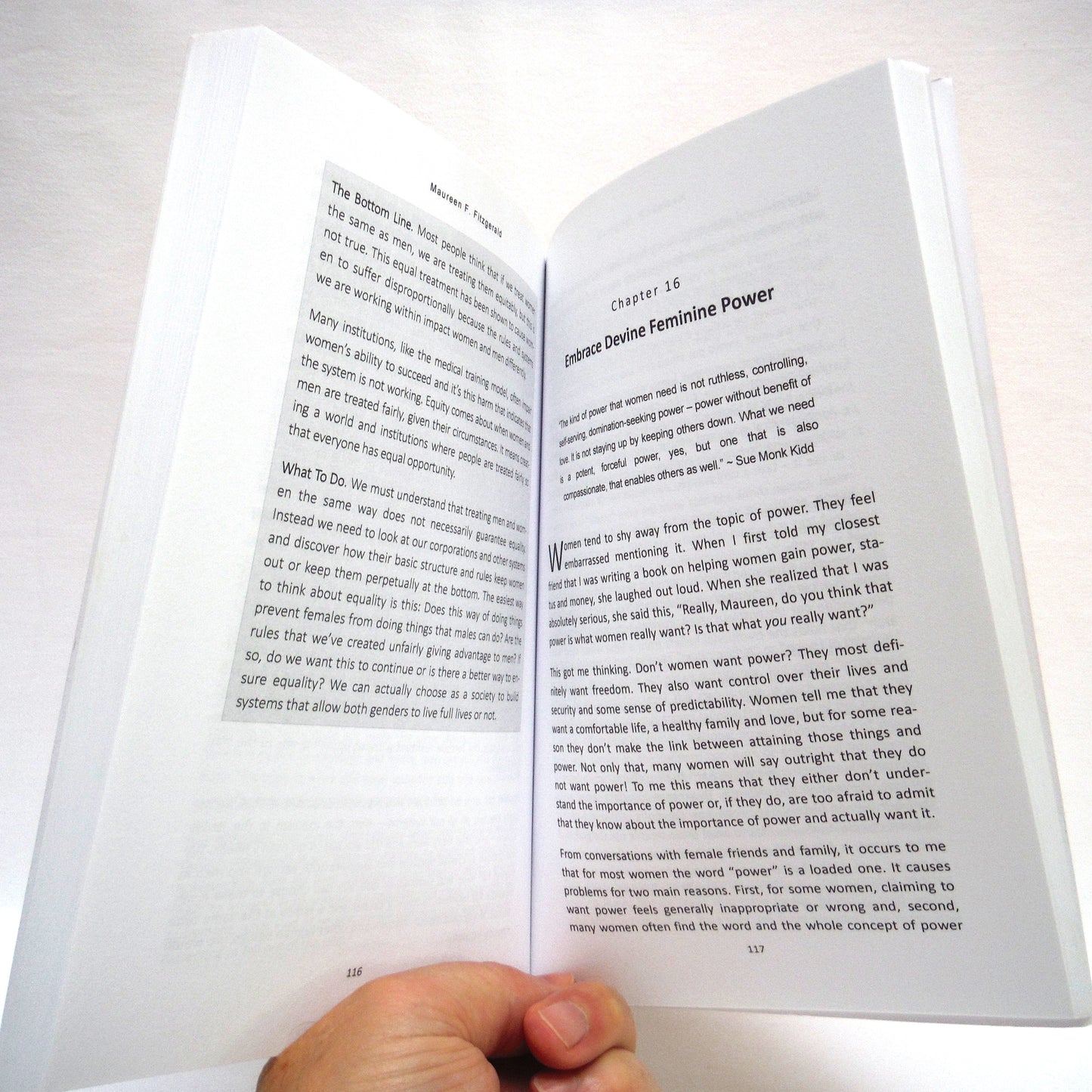 OCCUPY WOMEN, A Manifesto for Positive Change in a World Run by Men, by Maureen F. Fitzgerald, PhD. (1st Ed. SIGNED)