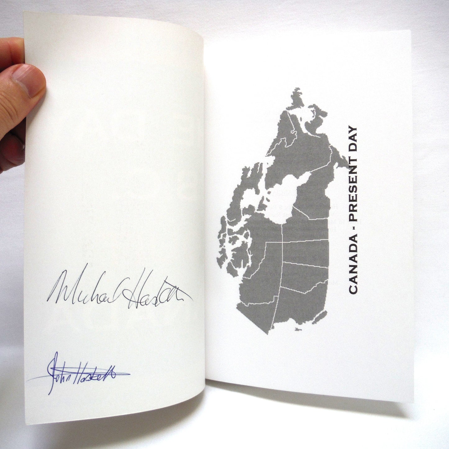 THE DAY B.C. QUIT CANADA, A Novel by John A. Haskett and Michael J. Haskett (1st Ed. SIGNED)