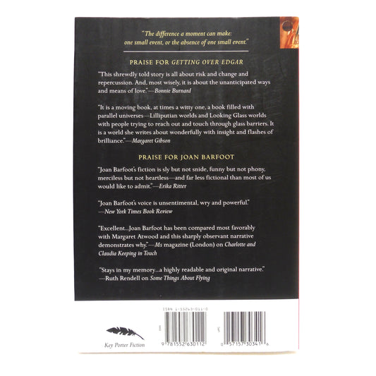 GETTING OVER EDGAR, A Novel by Joan Barfoot (1st Ed. SIGNED)