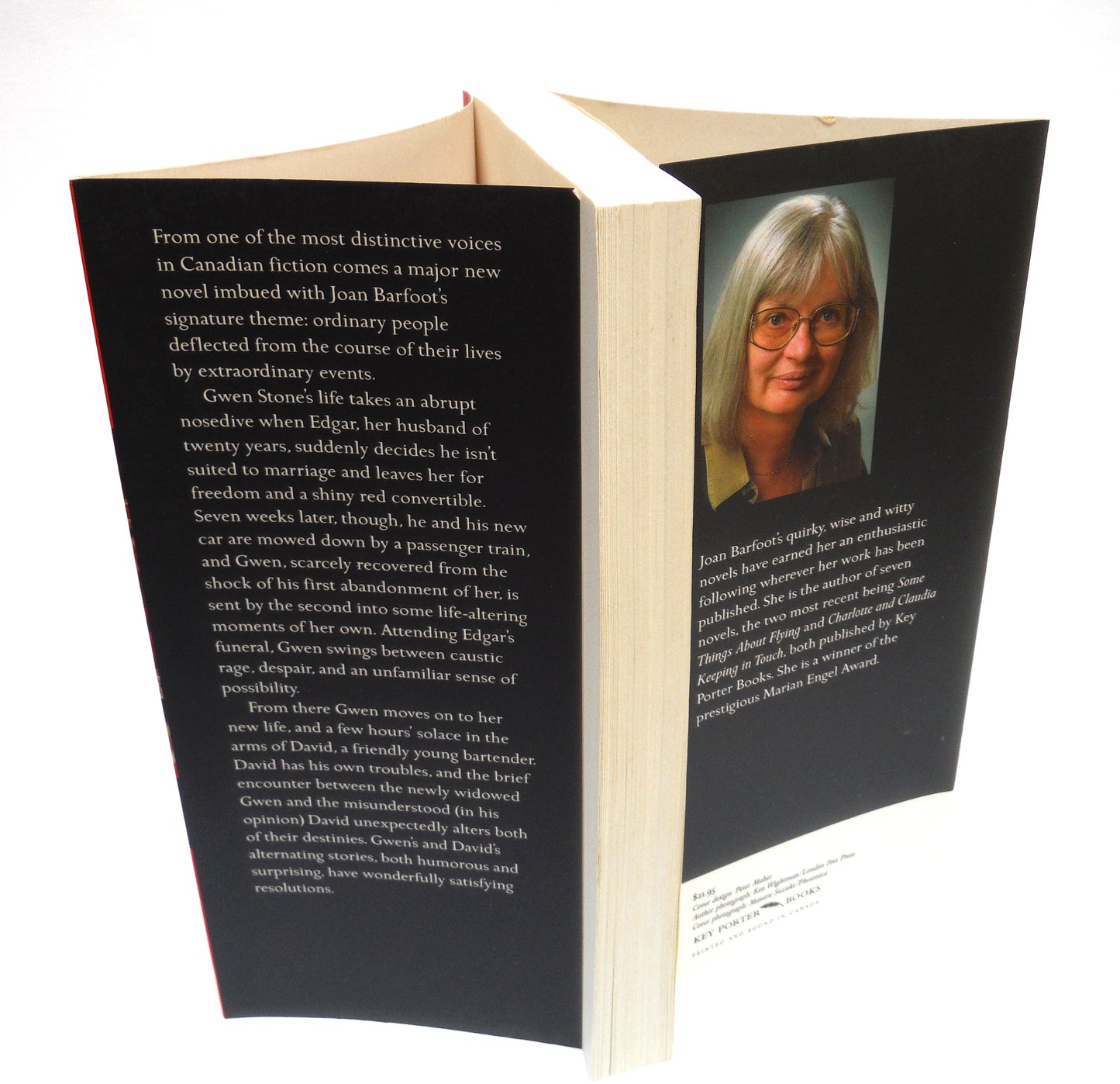 GETTING OVER EDGAR, A Novel by Joan Barfoot (1st Ed. SIGNED)