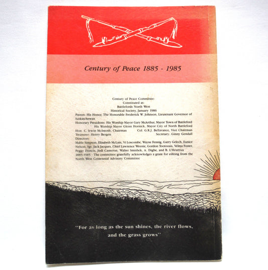 PURSUIT OF PEACE, Historic Tales of Battleford, by Violet Loscombe (1st Ed. SIGNED)