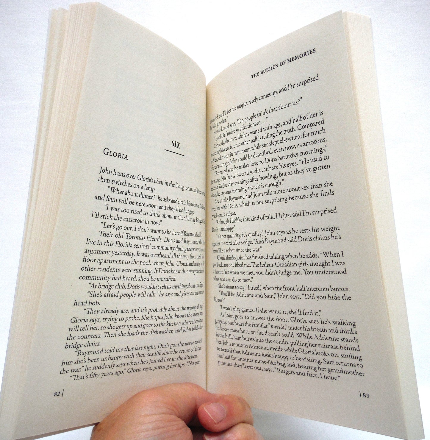 THE BURDEN OF MEMORIES, A Northern Ontario Novel by Janet Calcaterra (1st Ed. SIGNED)