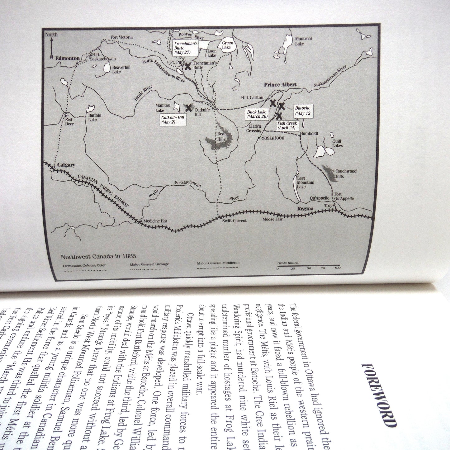STEELE'S SCOUTS, Samuel Benfield Steele and the North-West Rebellion, by Wayne F. Brown (1st Ed. SIGNED)