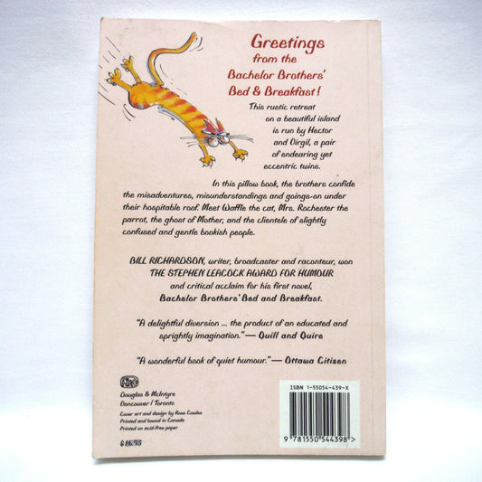 BACHELOR BROTHERS, Bed & Breakfast PILLOW BOOK, by Bill Richardson (1st Ed. SIGNED)