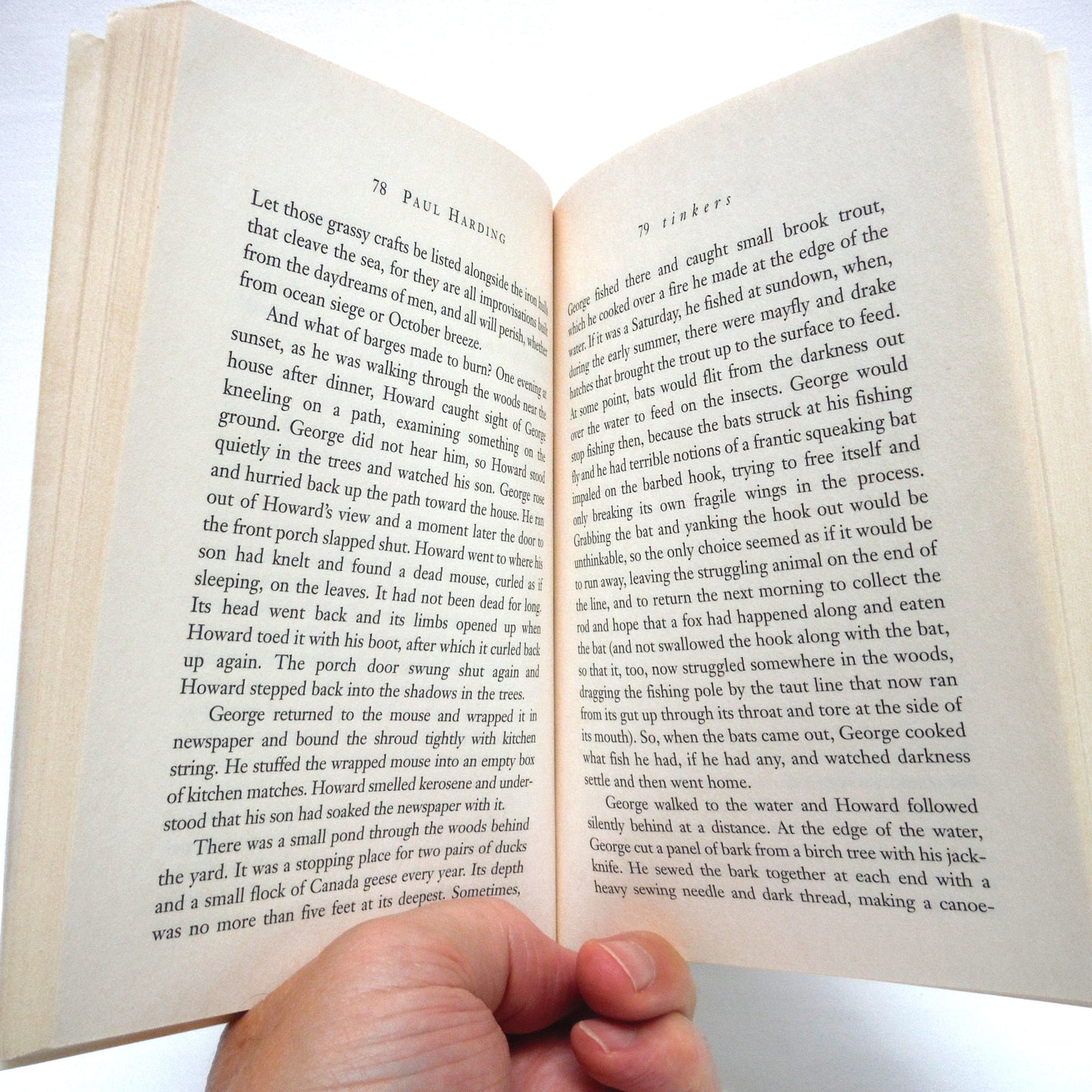 TINKERS, A Novel by Paul Harding (1st Ed. SIGNED)
