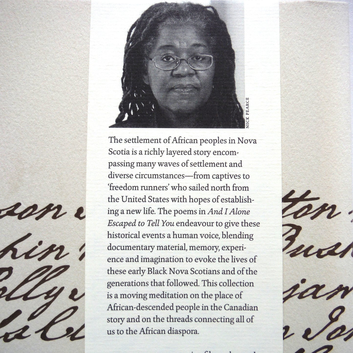 AND I ALONE ESCAPED TO TELL YOU, Poetry by Sylvia D. Hamilton (1st Ed. SIGNED)