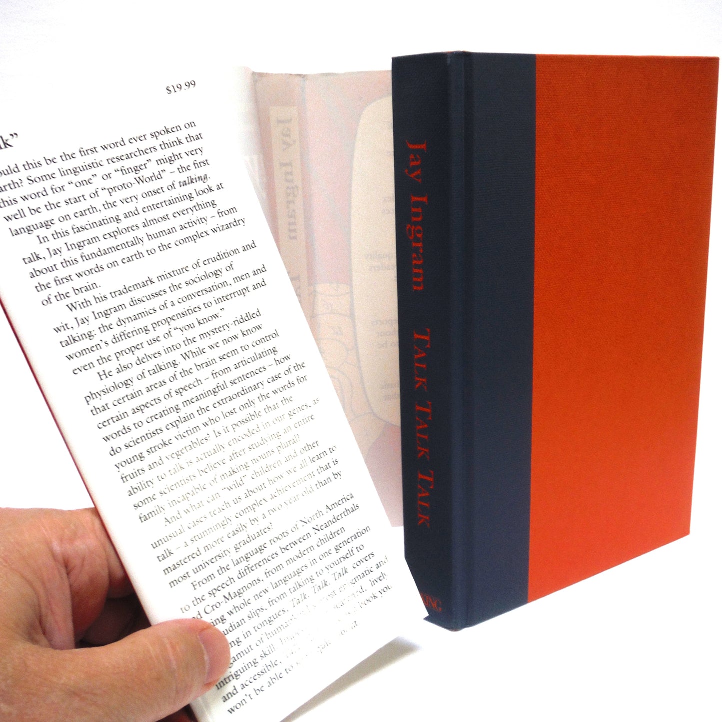 TALK TALK TALK, An Investigation Into The Mystery of Speech, by Jay Ingram (1st Ed. SIGNED)
