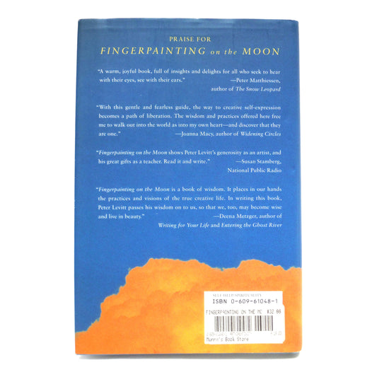FINGERPAINTING ON THE MOON, Writing and Creativity As A Path To Freedom, by Peter Levitt (1st Ed. SIGNED)