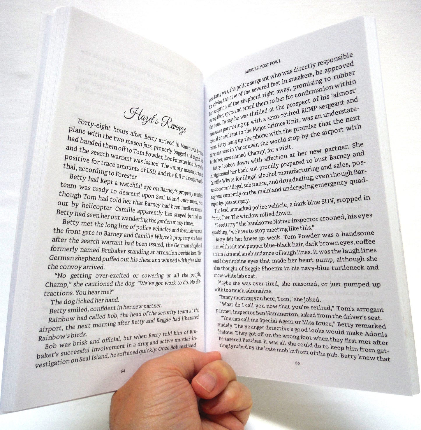 MURDER MOST FOWL, Book Three in the Gumboot & Gumshoe Series, by Laura Hesse (1st Ed. SIGNED)