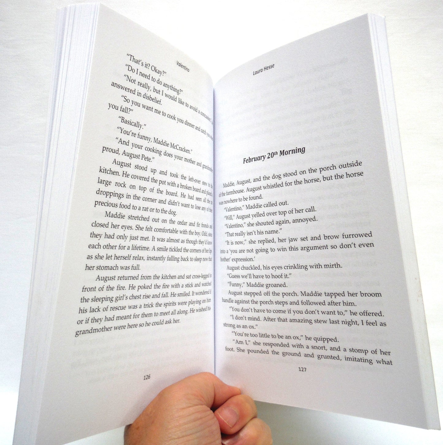 VALENTINO, A Young Readers Inspiring Story of Triumph & Survival, by Laura Hesse (1st Ed. SIGNED)