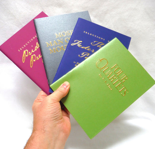 A VERY RARE FOUR-PACK OF TRINITY FORUM READING BOOKLETS by The Trinity Forum Society, 1st Ed. With Bonus Company Letter!