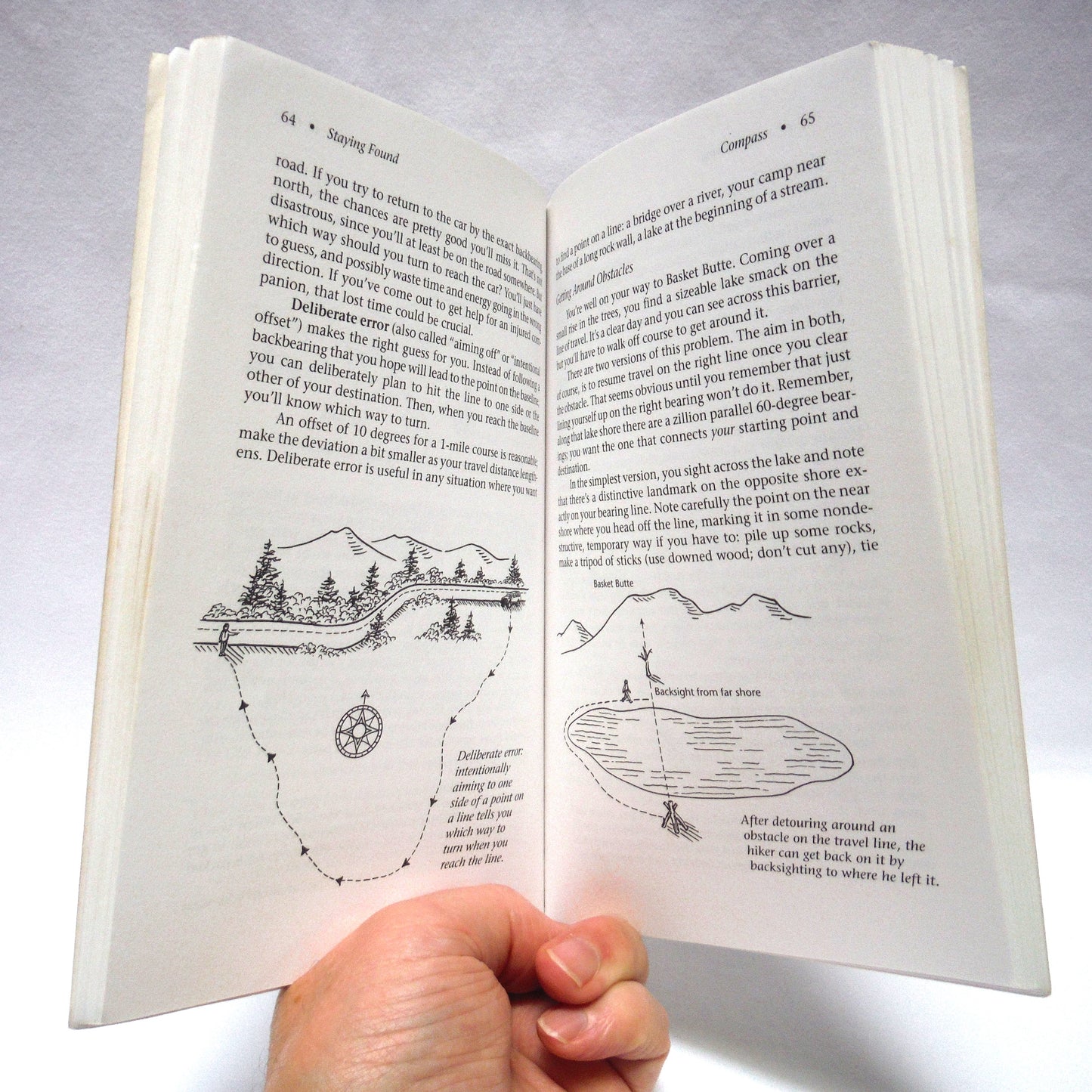 STAYING FOUND, The Complete Map & Compass Handbook by The Mountaineers, and June Fleming, (1997 2nd. Ed.)