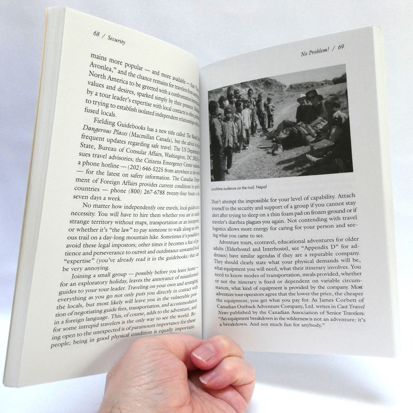 NO PROBLEM! Worldwise Travel Tips for Mature Adventures, by Janice Kenyon (1st Ed. SIGNED)