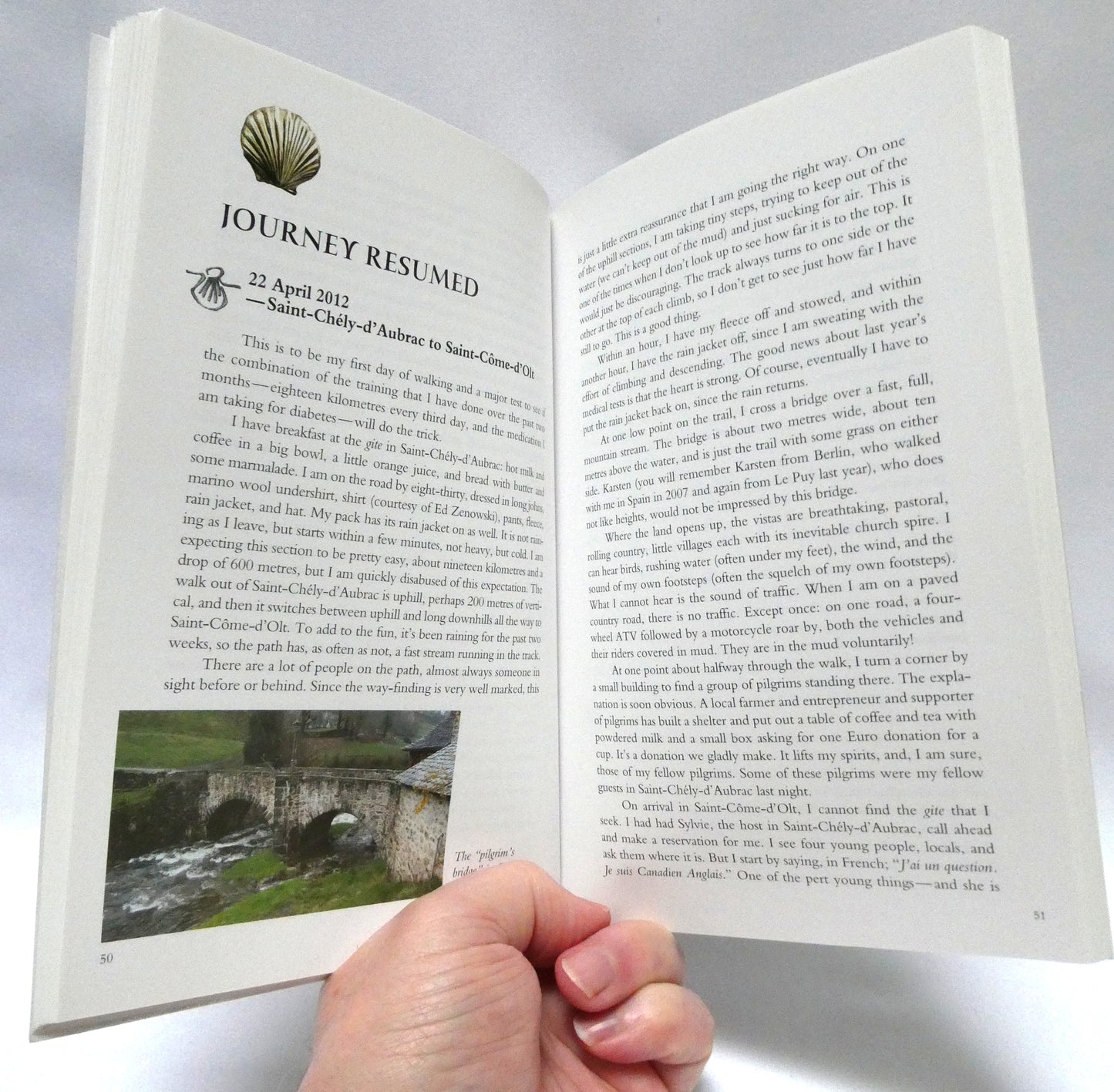 A JOURNEY OF DAYS CONTINUES, Mud, Mountains, and Mindfulness on the Camino de Saint-Jacques, by Guy Thatcher (1st Ed. SIGNED)