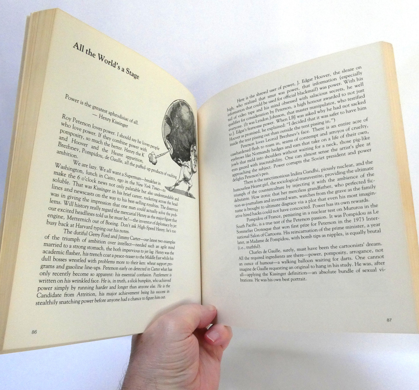 THE WORLD ACCORDING TO ROY PETERSON, With The Gospel According to Allan Fotheringham (1979 1st Ed.)