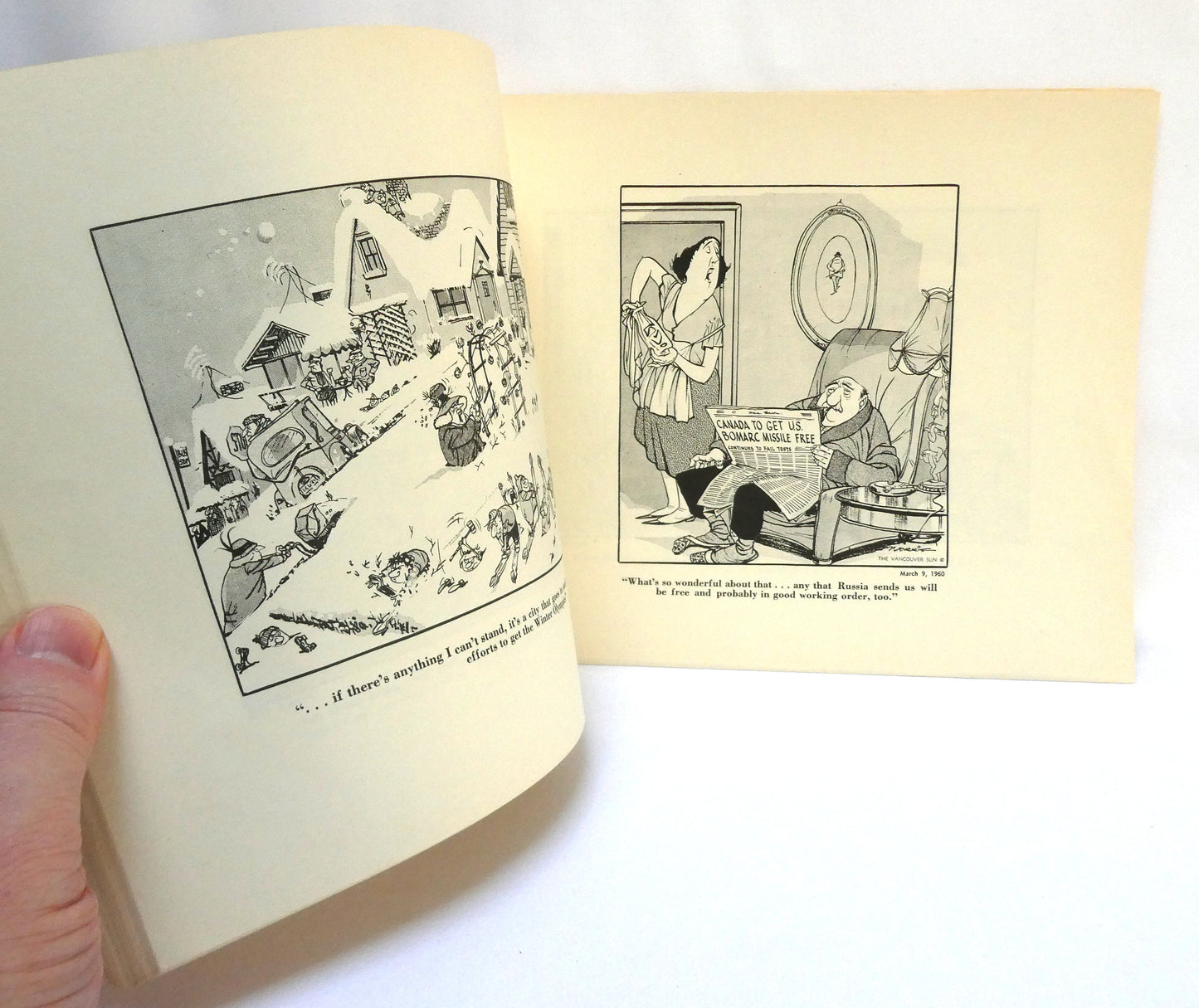 NORRIS, 9th Annual Collection of 101 Cartoons from The Vancouver Sun (1960 1st Ed.)