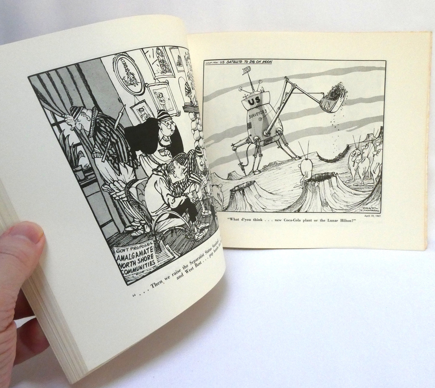 NORRIS, 16th Annual Collection of 101 Cartoons from The Vancouver Sun (1967 1st Ed.)