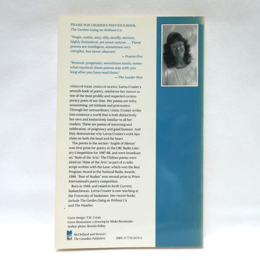 ANGELS OF FLESH, ANGELS OF SILENCE, Poetry by Lorna Crozier (1st Ed. SIGNED)