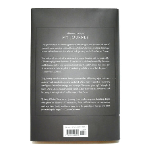 MY JOURNEY, A Memoir by Olivia Chow (1st Ed. SIGNED)