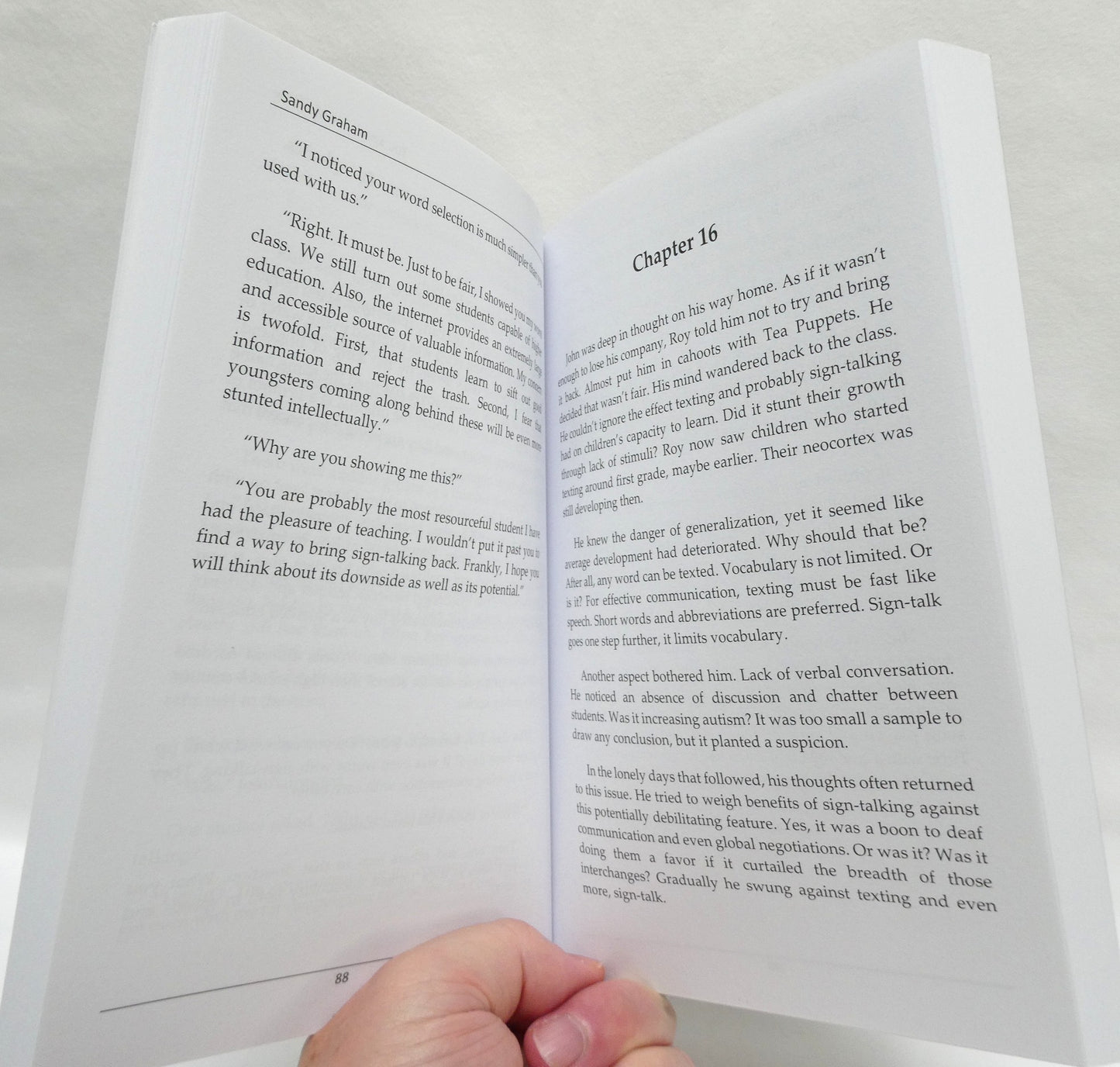 YOU SPEAK FOR ME NOW, A Novel by Sandy Graham (2021 1st Ed.)