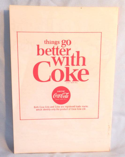 'FOIL COOKING GUIDE' A Camping Brochure for Boy Scouts and Girl Guides by COKE, The Coca Cola Company, 1960's