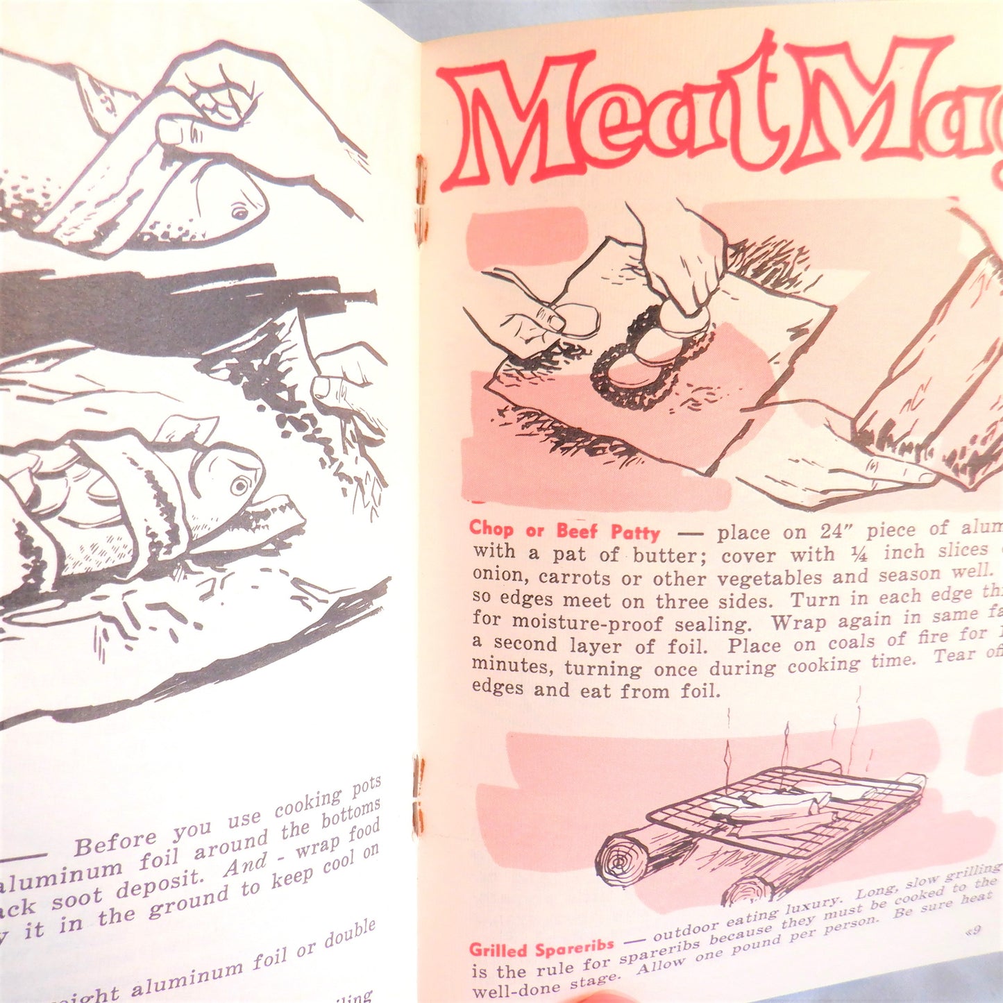 'FOIL COOKING GUIDE' A Camping Brochure for Boy Scouts and Girl Guides by COKE, The Coca Cola Company, 1960's
