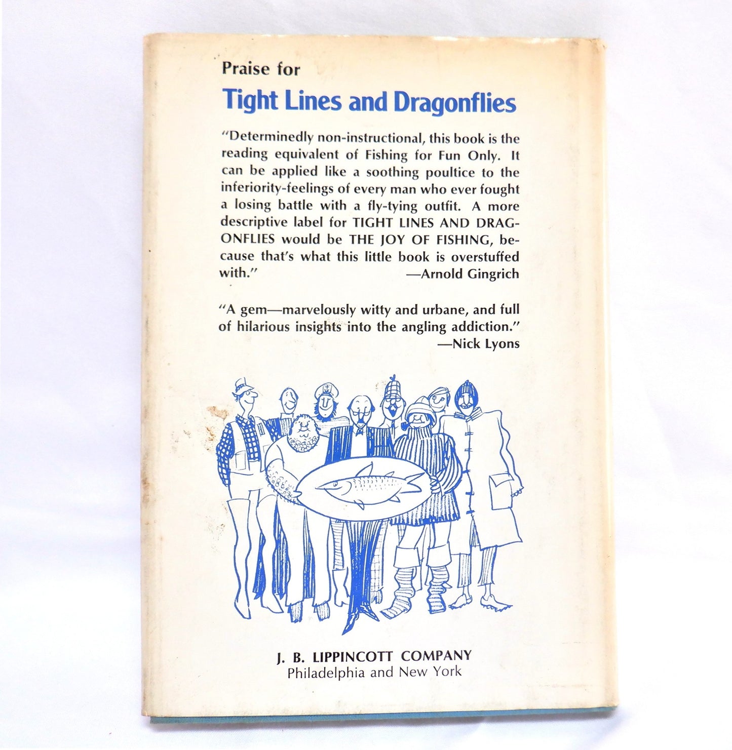 TIGHT LINES AND DRAGONFLIES, Short Stories by Stephen Ormsby Hughes (1972 1st Ed.)