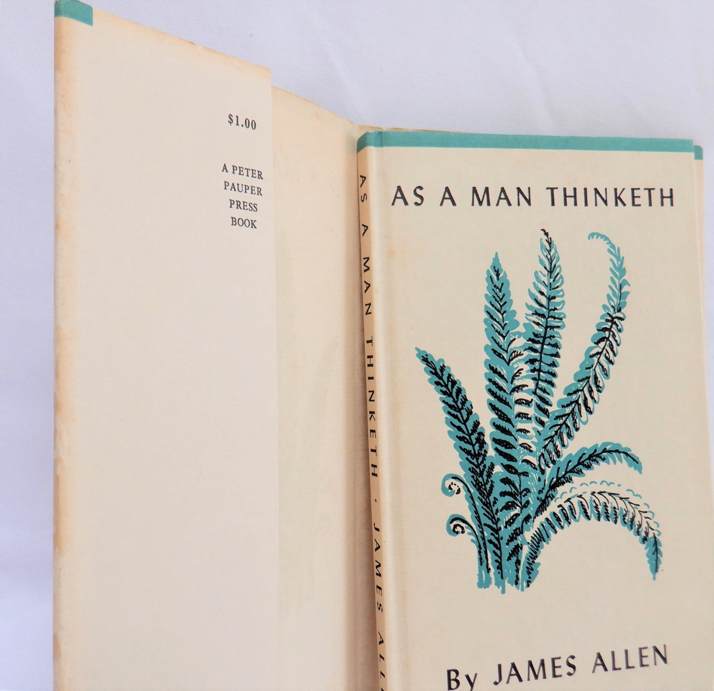 AS A MAN THINKETH, by James Allen: A Peter Pauper Press Book, 1974