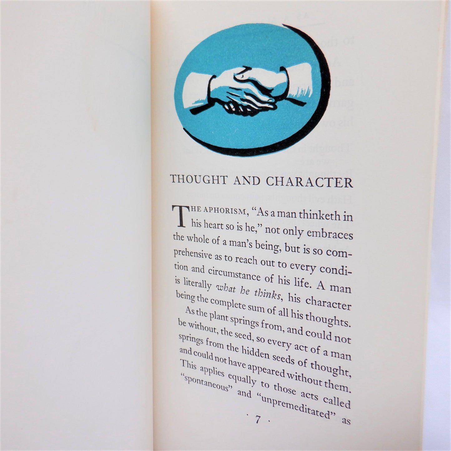 AS A MAN THINKETH, by James Allen: A Peter Pauper Press Book, 1974