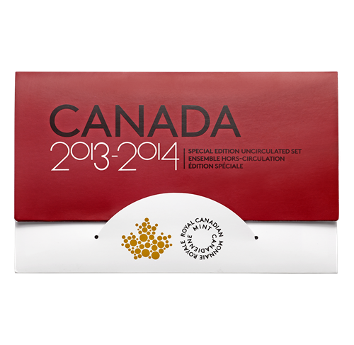 2013-2014 CANADA SPECIAL EDITION 6-COIN Uncirculated Gift Set by The Royal Canadian Mint