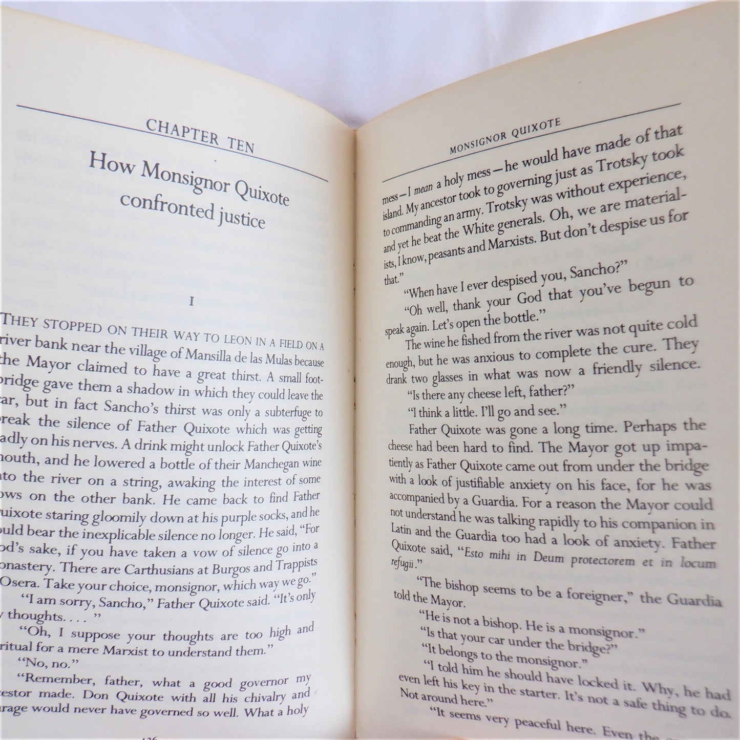 MONSIGNOR QUIXOTE, A Graham Greene Novel (1982 1st Ed.)