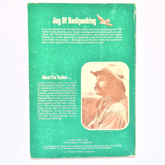 JOY OF BACKPACKING, People's Guide to the Wilderness by Dennis Look (RARE 1976 1st Ed.)