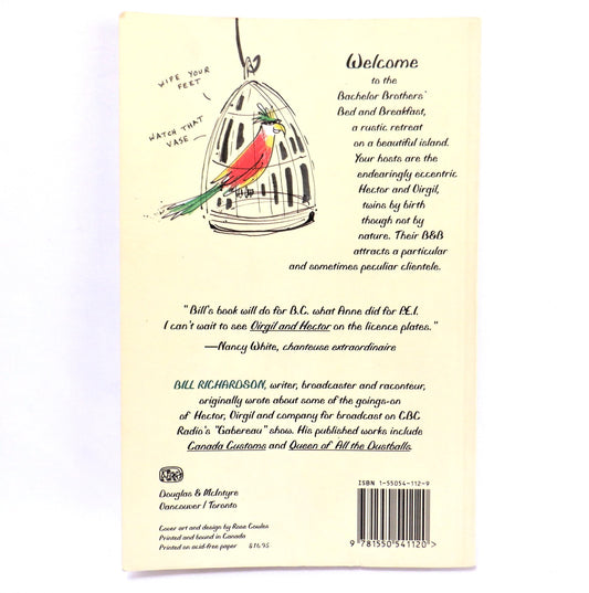 BACHELOR BROTHERS BED & BREAKFAST, by Bill Richardson (1993 1st Ed.)