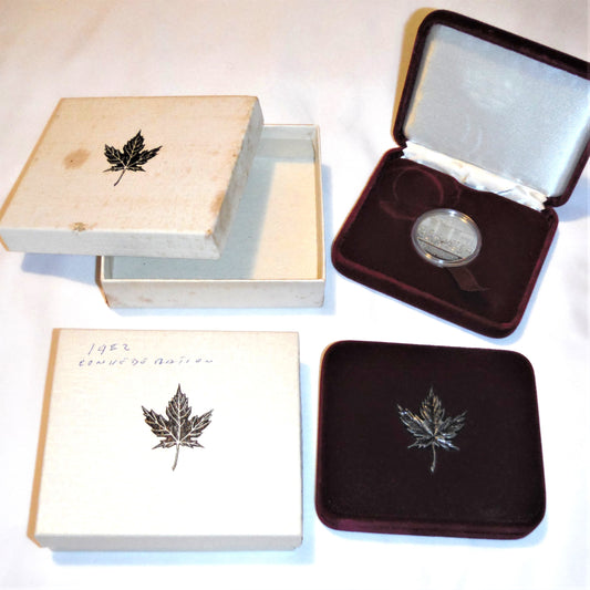 1982 Canadian $1 DOLLAR CONSTITUTION Coin, in Brilliant Uncirculated Nickel Finish (A Paul's TWO-PACK Special!)