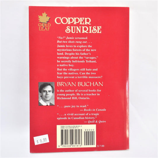 COPPER SUNRISE, A Historical Fiction Story by Bryan Buchan (1972 1st Ed.)