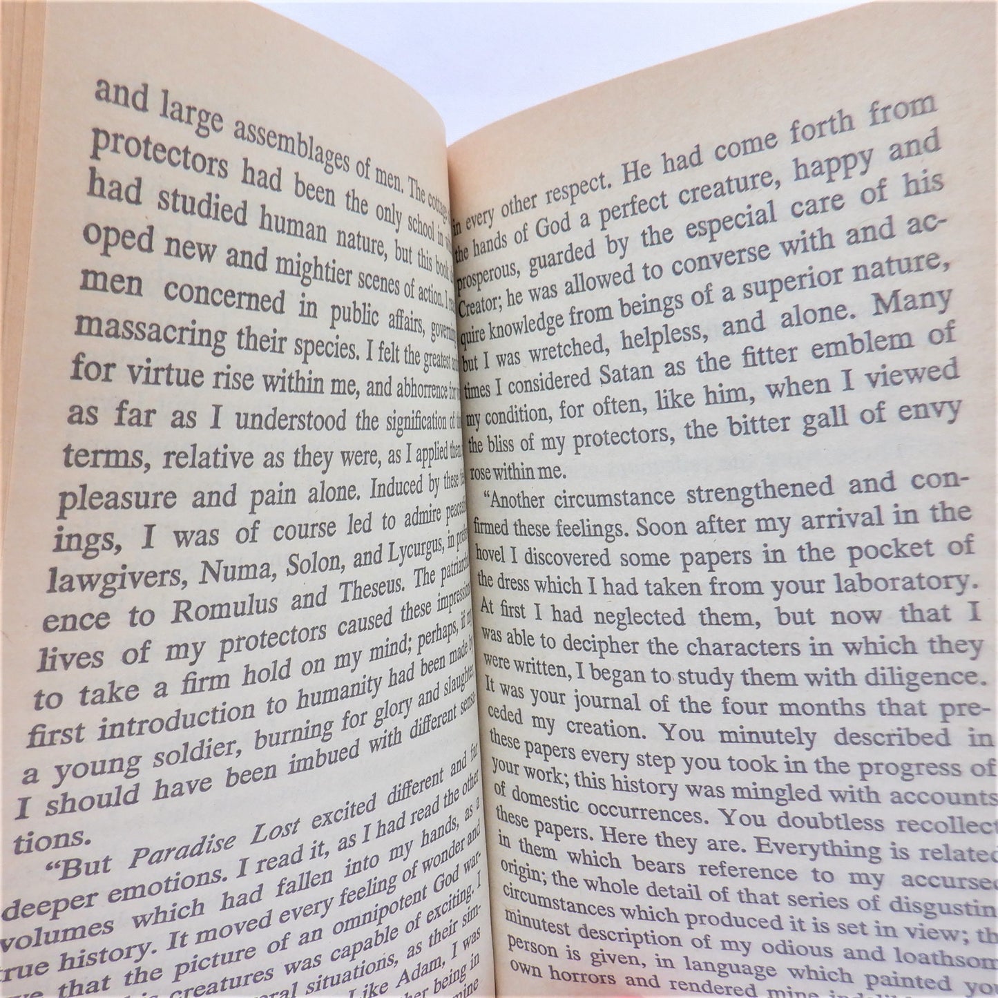 FRANKENSTEIN, by Mary Shelley (Special Magnum-1968 Easy Eye Edition)