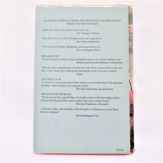 HELP THE POOR STRUGGLER, A Martha Grimes Mystery Book, 1985