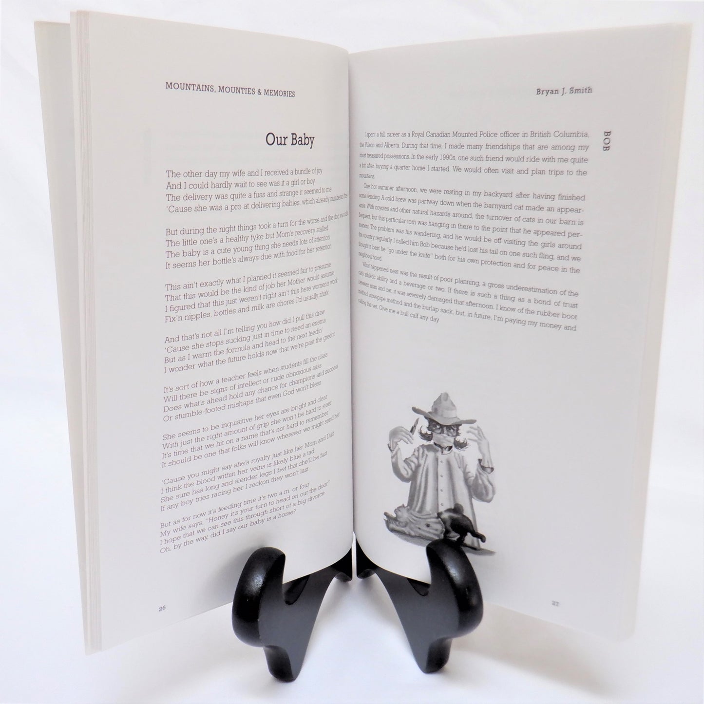 MOUNTAINS, MOUNTIES & MEMORIES: Poetic Passages of a Diamond in the Rough, by Bryan J. Smith (1st Ed. SIGNED)