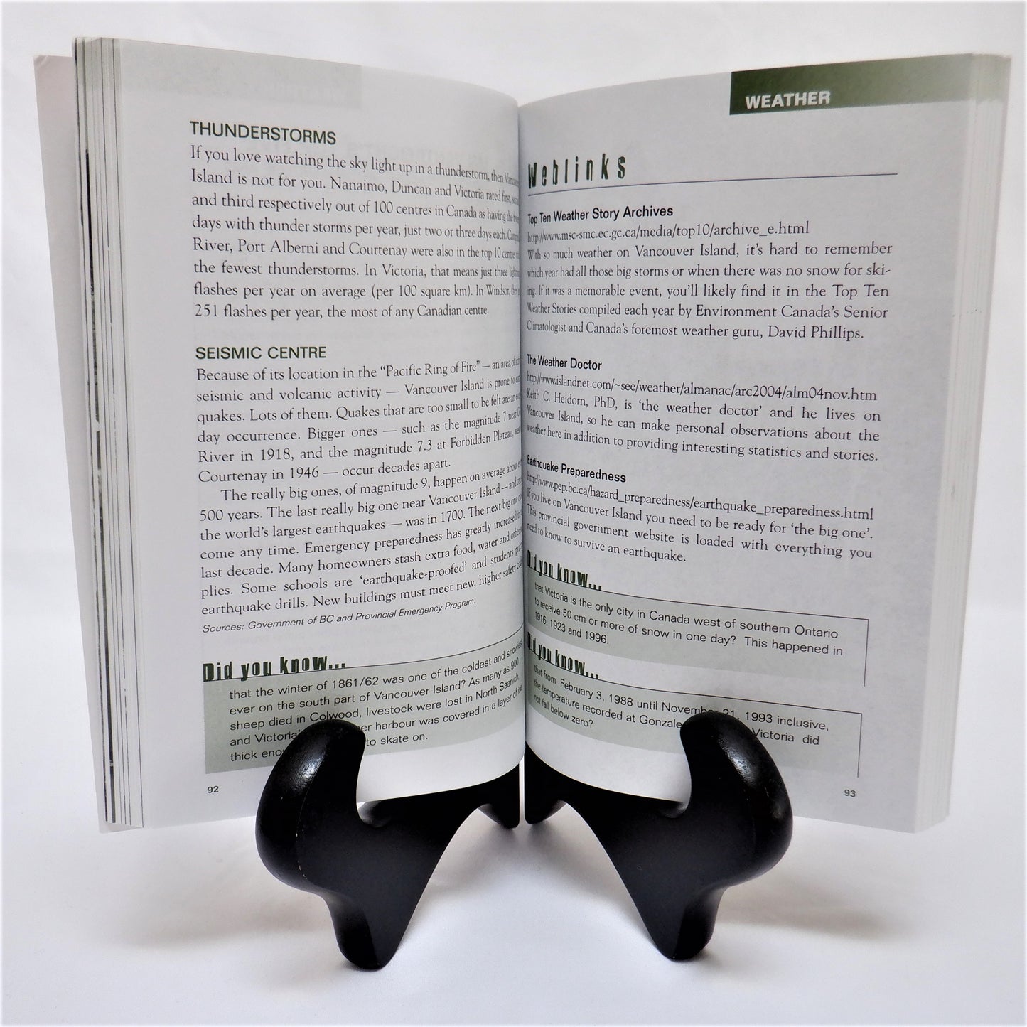 VANCOUVER ISLAND BOOK OF EVERYTHING, by Peter Grant, Suzanne Morphet and Diane Selkirk (2008 1st Ed.)