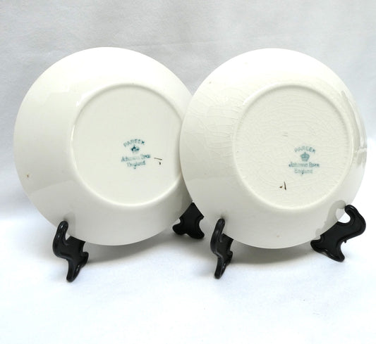 Vintage Small Salad Plate/Fruit Bowls in 'Marjorie' Pareek Pattern by Johnson Brothers of England