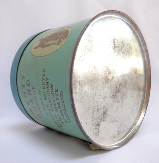 TWENTY GRAND FINE-CUT TOBACCO Antique Tin by The Rock City Tobacco Company, Made in CANADA