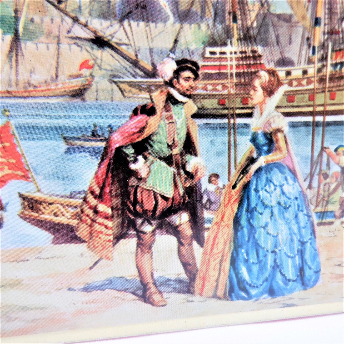 Vintage Tin Container by Blue Bird Toffee: 'ELIZABETHAN DAYS'