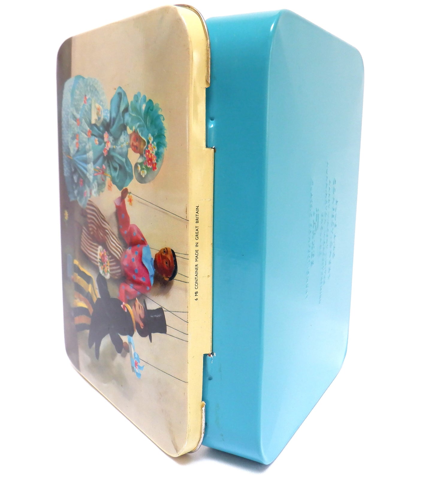 BLUE BIRD'S Parkes Classic Series Vintage Tin Container: 'THE MARIONETTES'
