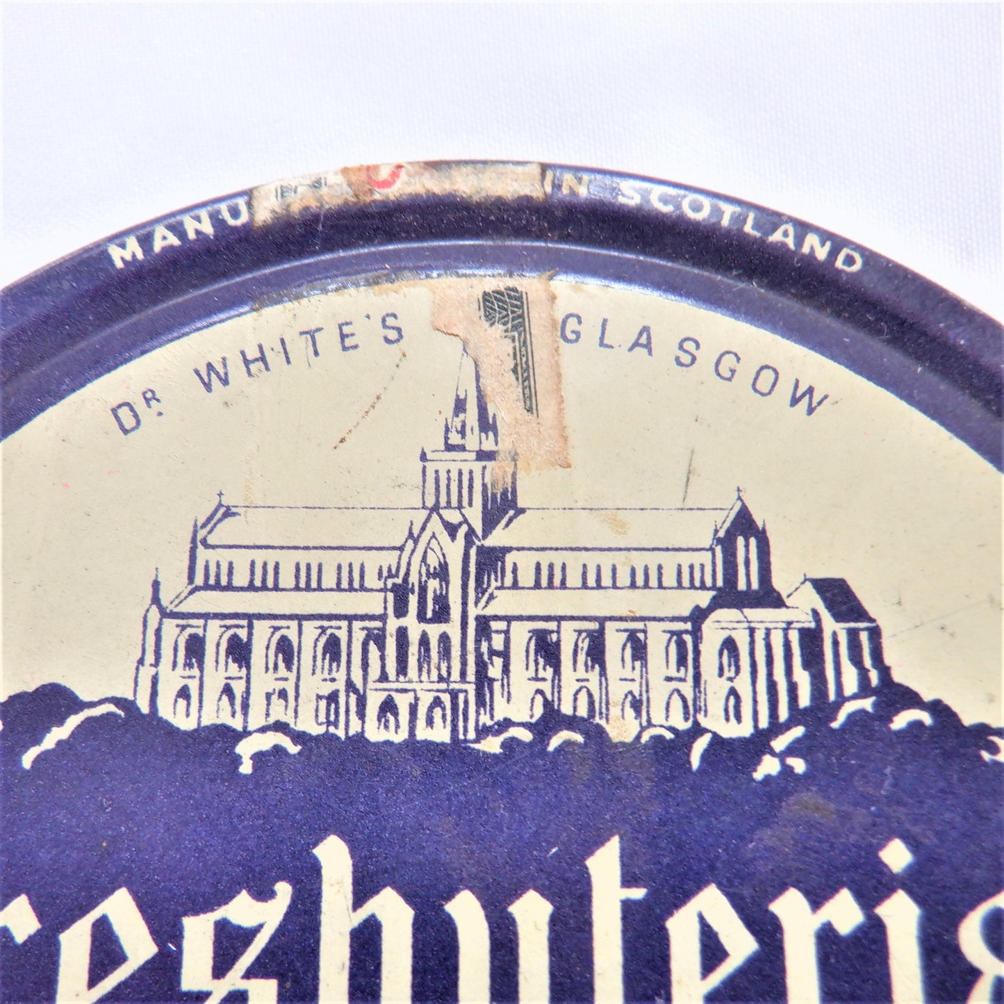 PRESBYTERIAN MIXTURE, Glasgow Pipe Tobacco Vintage Tin Container