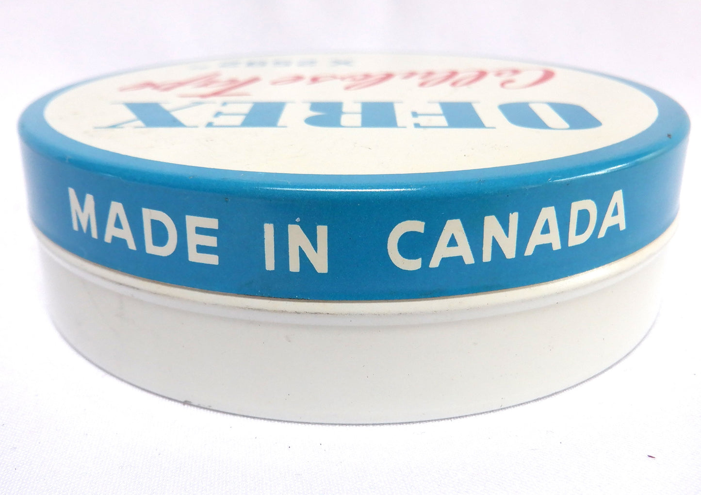 OFREX CELLULOSE TAPE x 2592" Rare Vintage Tin Container, Made in Canada!