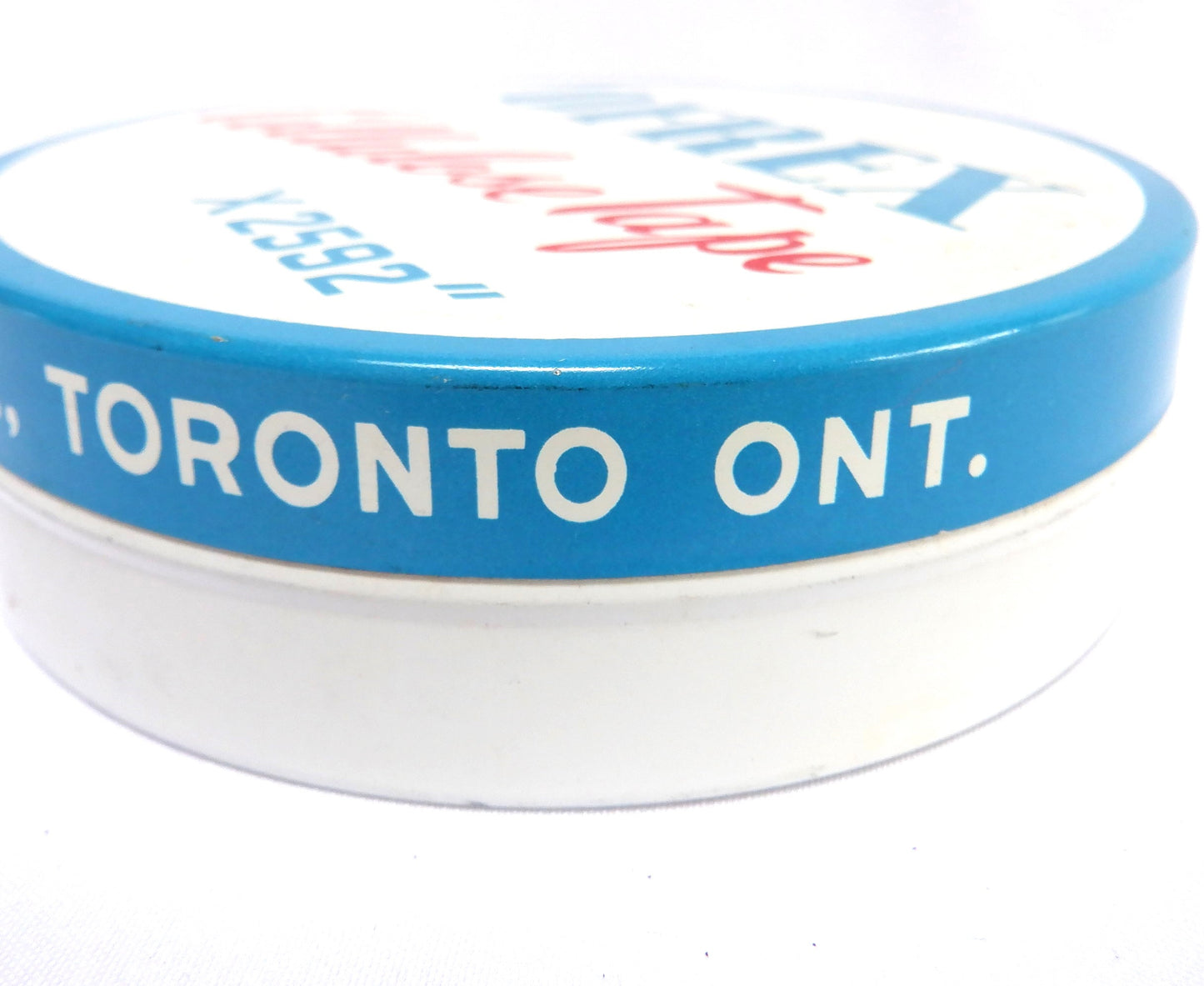 OFREX CELLULOSE TAPE x 2592" Rare Vintage Tin Container, Made in Canada!