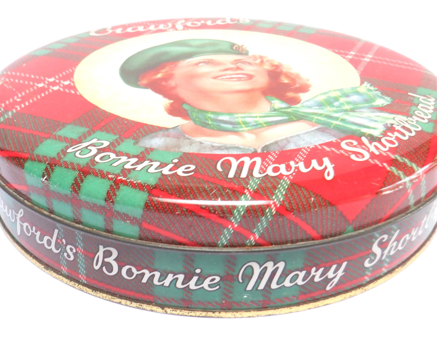 Vintage Tin Container by Crawford's Biscuit Company of Scotland: 'BONNIE MARY SHORTBREAD'