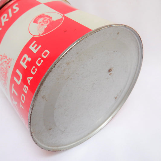 Vintage Tin Can by PHILIP MORRIS, 'MIXTURE PIPE TOBACCO'  Made in CANADA!