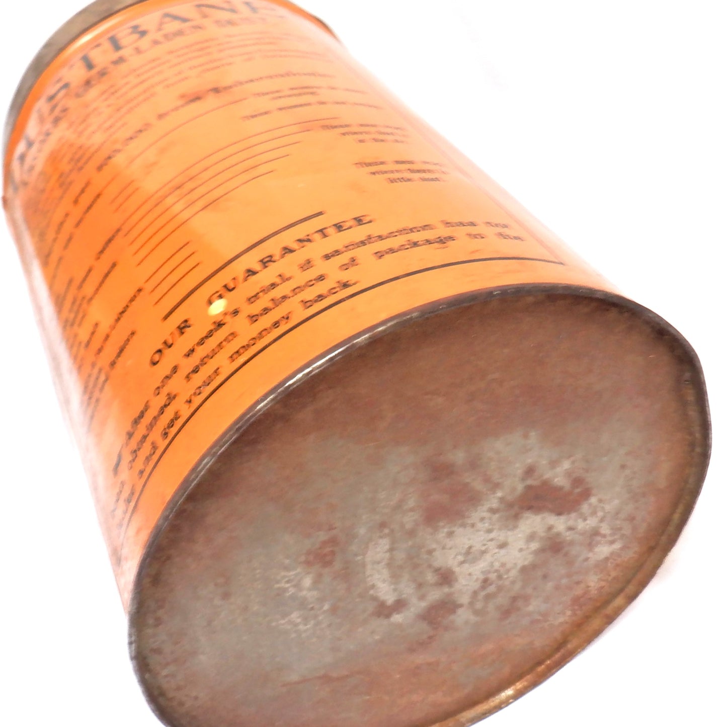 DUSTBANE SANITARY SWEEPING COMPOUND, Rare Antique Tin Can Container from Ottawa, CANADA!